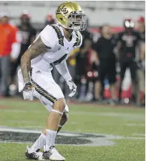  ?? ASUCLA PHOTOGRAPH­Y. ?? UCLA linebacker Cameron Judge was selected by the Roughrider­s with the No. 2 pick overall in Sunday’s CFL draft.