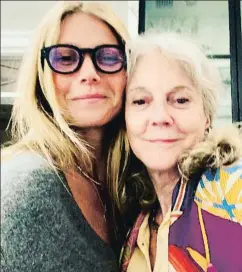  ?? INSTAGRAM ?? Gwyneth Paltrow homenajea a su madre en su 78 cumpleaños