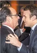  ??  ?? Presidente Hollande (i) y Macron.