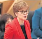  ??  ?? Nicola Sturgeon: Held meetings