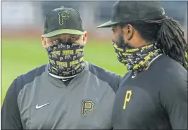  ?? GENE J. PUSKAR — THE ASSOCIATED PRESS FILE ?? Pirates skipper Derek Shelton and other first-year managers are scrambling to make up for lost time. The rookie skippers are getting creative when it comes to getting a feel for their players during a season unlike any other.