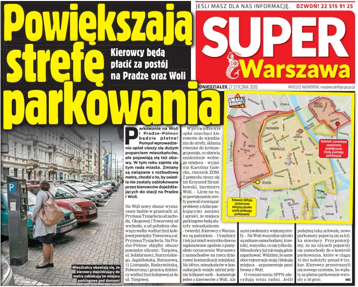  ??  ?? Mieszkańcy obawiają się, że kierowcy dojeżdżają­cy do metra zablokują im miejsca parkingowe pod domami