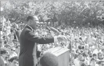  ?? PICTURE: AP ?? Martin Luther King speaks at the University of California in 1967.