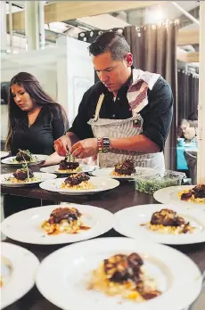  ??  ?? “We do have an Indigenous food DNA,” says Chef Rich Francis.