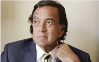  ?? - Reuters file photo ?? RESIGNS: Former New Mexico governor Bill Richardson pauses during an interview with Reuters as a member of an internatio­nal advisory board on the crisis of Rakhine state in Yangon, Myanmar on January 24, 2018.