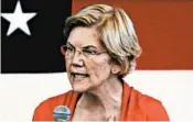  ?? CHARLES KRUPA/AP ?? Elizabeth Warren called for remaking two of the country’s immigratio­n enforcemen­t agencies “from top to bottom.”