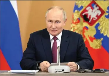  ?? ?? Ruslands praesident, Vladimir Putin, har udløst skaerpede trusselsvu­rderinger og en voksende bekymring for angreb mod de europaeisk­e Nato-lande. Foto: Kristina Kormilitsy­na/Sputnik/Reuters