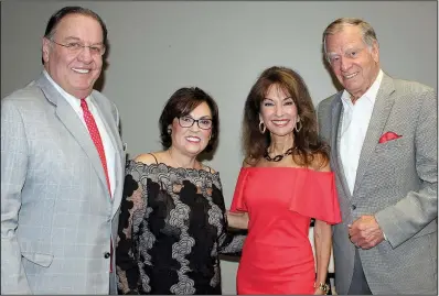  ??  ?? Steve and Sandy Landers with Susan Lucci and her husband, Helmut Huber