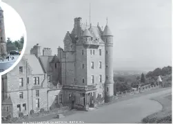  ??  ?? Then and now: from left, Belfast Castle and (inset) as it is now; Sandy Row and (inset) today. Below, City Hall over a hundred years ago and (inset) in 2018