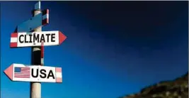  ??  ?? The US has been missing from serious climate policy since 2016