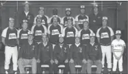 ??  ?? ( July) 1977 Glace Bay Alpines senior fastball team, Nova Scotia champions. Front, Jackie Scott, Francis Bonnar, Lorne Clarke, Bob Baxter, Archie Nicholson; middle, Sonny Simmons, Jackie Ferguson, Kenny Graham, Clary Warner, Cliff Surette, Jimmy...