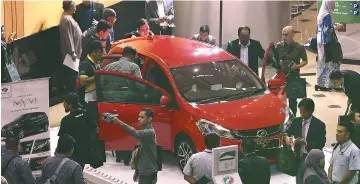  ?? — Bernama photo ?? Perodua continued to lead the automotive industry in March as figures showed a dominant market share of 41.1 per cent in March 2018, an increase of 5.1 per cent y-o-y from March 2017.