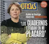  ??  ?? Grazie a lei Hilda Horovitz ha reso pubblici i quaderni con le prove delle tangenti dell’ex governo argentino
