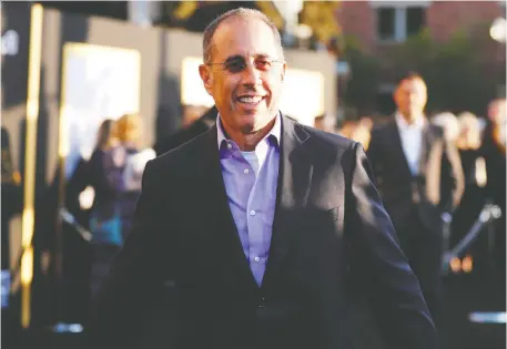  ?? MARIO ANZUONI/REUTERS ?? Jerry Seinfeld has honed his observatio­nal comedy over the years — and he has many, many notes to prove it.