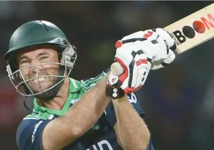  ?? – ICC ?? REPLACED: Jones has represente­d Ireland in 14 ODIs and five T20Is between 2010 and 2012, and was last year appointed the head coach of Leinster Lightning.