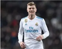  ?? AFP ?? Toni Kroos durante el duelo de Champions contra el PSG./