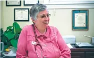  ?? SISTERS OF CHARITY OF NAZARETH VIA AP ?? Sister Paula Merrill, pictured, and Sister Margaret Held, nuns who worked as nurses and helped the poor in rural Mississipp­i, were found slain in their home, officials said Thursday.