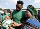  ?? Picture: Sydney Seshibedi/Gallo Images ?? SA Tourism’s partnershi­p with Siya Kolisi as the country’s global advocate served as an effective campaign to promote SA in a Rugby World Cup year.
