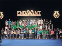  ??  ?? PREMIOS. El Villarreal celebró su Gala Endavant Sports.