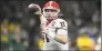  ?? Chris Graythen / Getty Images ?? Georgia’s Jake Fromm throws a pass against the Baylor Bears during the Allstate Sugar Bowl at the Mercedes-Benz Superdome on Jan. 1 in New Orleans.