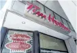  ?? EDUARDO LIMA/ EDUARDO LIMA ?? A Tim Hortons coffee shop is shown in Toronto. A group representi­ng frustrated Tim Hortons franchisee­s says its board members have been accused by the company of helping leak confidenti­al informatio­n. The Great White North Franchisee Associatio­n said...