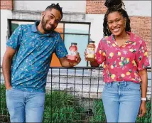  ?? COURTESY PHOTOS ?? Peach State Drinks founders Choya Johnson (left) and Ni’Kesia Pannell began selling their brown sugar lemonade in 2019. Despite the pandemic, they’ve enjoyed solid growth.