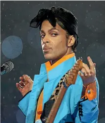  ??  ?? Prince was renowned for his eclectic musical talent and innovative blending of rock, funk and soul.