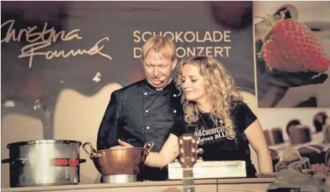  ?? FOTO: ELISAPARK MEDIA / ADRIAN LIEBAU ?? Ein Konzert für Gaumen, Augen, Ohren und Seele soll „Schokolade– das Konzert“sein, das im Oktober stattfinde­t.