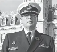  ?? STEPH CROSIER / KINGSTON WHIG-STANDARD / POSTMEDIA NETWORK ?? Former Canadian Forces vice-admiral Mark Norman’s misconduct centres around an alleged leak of classified informatio­n regarding a ship procuremen­t project.