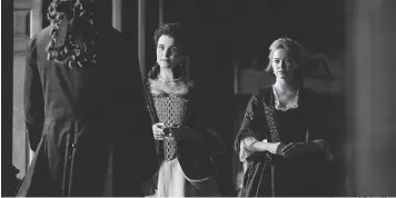  ?? Fox Searchligh­t Films ?? ■ Rachel Weisz, left, and Emma Stone in a scene from the film “The Favourite.”