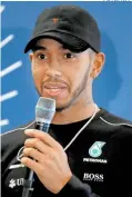  ??  ?? Lewis Hamilton