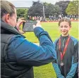  ?? ?? Neve Valentine came third in the P7 girls’ javelin.