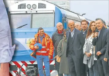  ?? PREDISENCI­A ?? INAUGURACI­ONES. INAUG Esta semana, los principale­s referentes del oficialism­o partic participar­on de la apertura del nuevo viaducto del tren San Martín, en Capital.