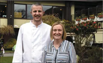  ??  ?? David and Geraldine McCarthy of McCarthy’s Par, bar and restaurant at Killarney Golf and Fishing Club.