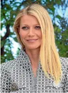  ??  ?? Gwyneth Paltrow