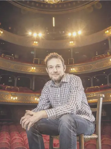  ??  ?? David Greig: ‘A lot of gifted young theatre workers have just gone in the last few years, mainly to London’