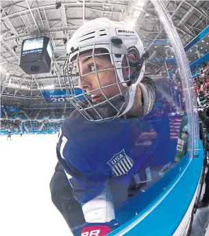  ?? BRUCE BENNETT/GETTY IMAGES ?? U.S. forward Hilary Knight says it’s vital for the growth of women’s hockey to have a single league that pays a living wage. She has played in both the CWHL and the NWHL.