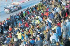  ?? FOTO: RALLYRACC ?? El RallyRACC , si detecta aglomeraci­ones, podrá crear nuevas zonas de público