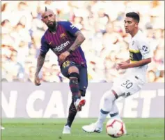  ??  ?? NOVEDAD. Vidal aportará potencia al Barça