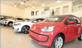  ?? PHOTO: SIMPHIWE MBOKAZI ?? New car sales improved by 1.5 percent to 34 909 units last year.