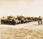  ??  ?? (Clockwise from Top Left) Defence Minister Y.B. Chavan with jawans, Lt Col A.B. Tarapore, PVC,
captured weapons in Lahore Sector, Patton tanks destroyed in battle of Asal Uttar