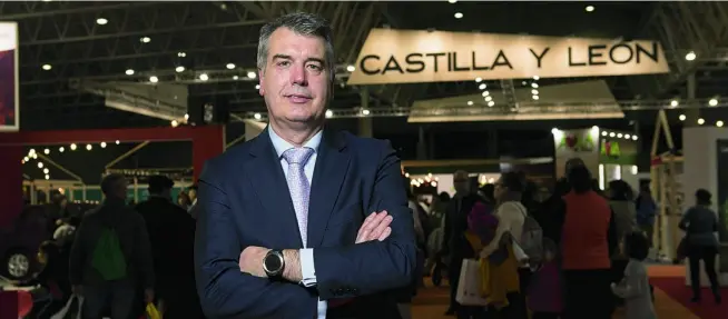  ?? LA RAZÓN ?? Alberto Alonso, director de la Feria de Valladolid, es de los que ven el vaso medio lleno en lugar de medio vacío y es optimista con el futuro más inmediato