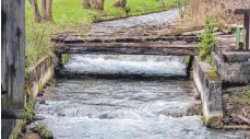  ??  ?? Diese alte Brücke hat ausgedient und muss ebenfalls abgebaut werden.