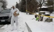  ?? LUCAS OLENIUK/TORONTO STAR ?? Police have been combing the home at 50 Old Colony Rd., where Barry and Honey Sherman were found on Dec. 15.