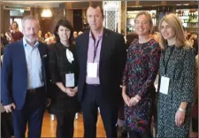  ??  ?? At the climate action day in Tralee were, from left: Sean Kelly MEP, Deirdre de Bhailís, Dingle Creativity and Innovation Hub, Martin Stapleton, Smart Farming, Tara Shine, Change by Degrees, and Martha Farrell, Maharees Conservati­on Associatio­n.