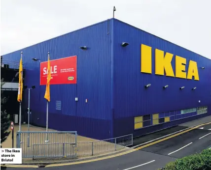  ??  ?? The Ikea store in Bristol