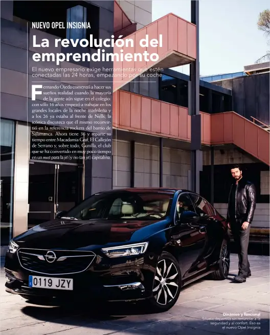  ??  ?? Dinámico y funcional Silueta deportiva sin renunciar a la seguridad y al confort. Eso es el nuevo Opel Insignia