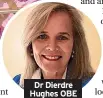  ?? ?? Dr Dierdre Hughes OBE