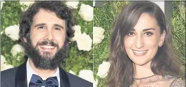  ?? PHOTO BY EVAN AGOSTINI/INVISION/AP ?? In this combinatio­n photo, Josh Groban, left, and Sara Bareilles arrive at the 71st annual Tony Awards in New York. Groban and Bareilles will host the 72nd annual Tony Awards tonight.