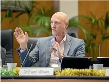  ?? ?? Veteran city councillor Ewan Wilson says this council term has been the most collegial and well-structured triennium he’s experience­d (file photo).